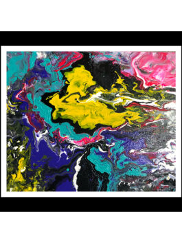 Abstract multi color