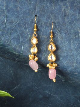 beaded earrings with Stone